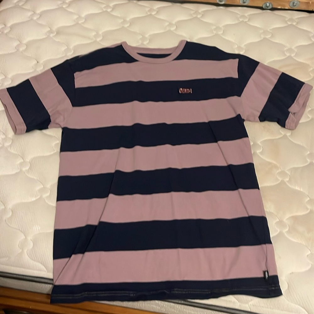 Vans stripped t shirt